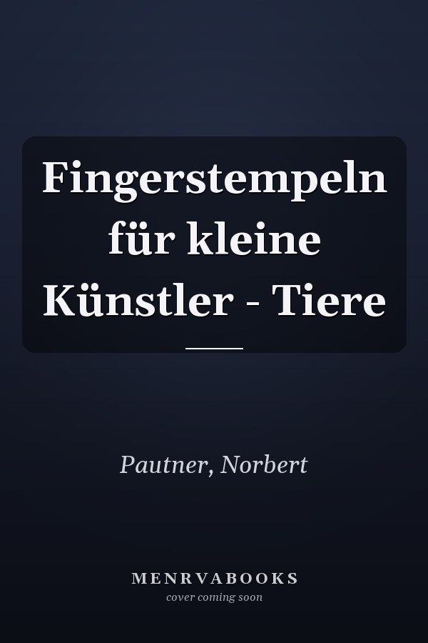 Fingerstempeln für kleine Künstler - Tiere