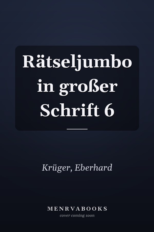 Rätseljumbo in großer Schrift 6