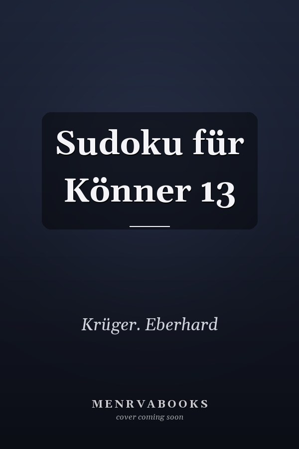 Sudoku für Könner 13