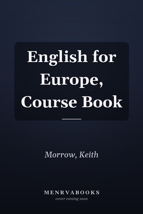 English for Europe, Course Book