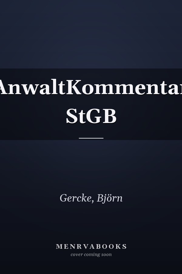 AnwaltKommentar StGB
