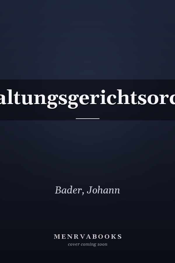 Verwaltungsgerichtsordnung
