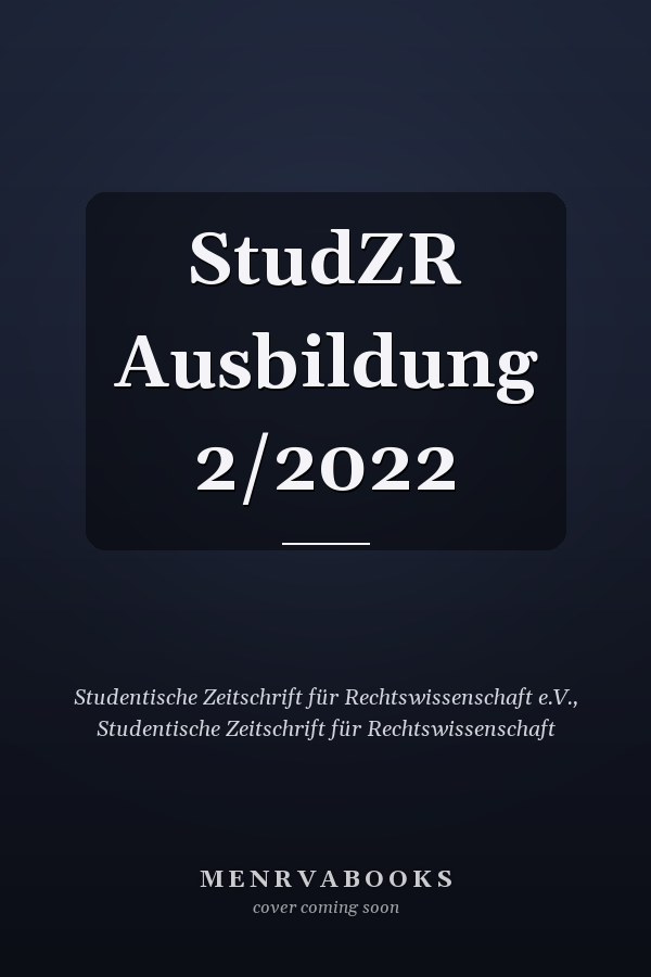 StudZR Ausbildung 2/2022