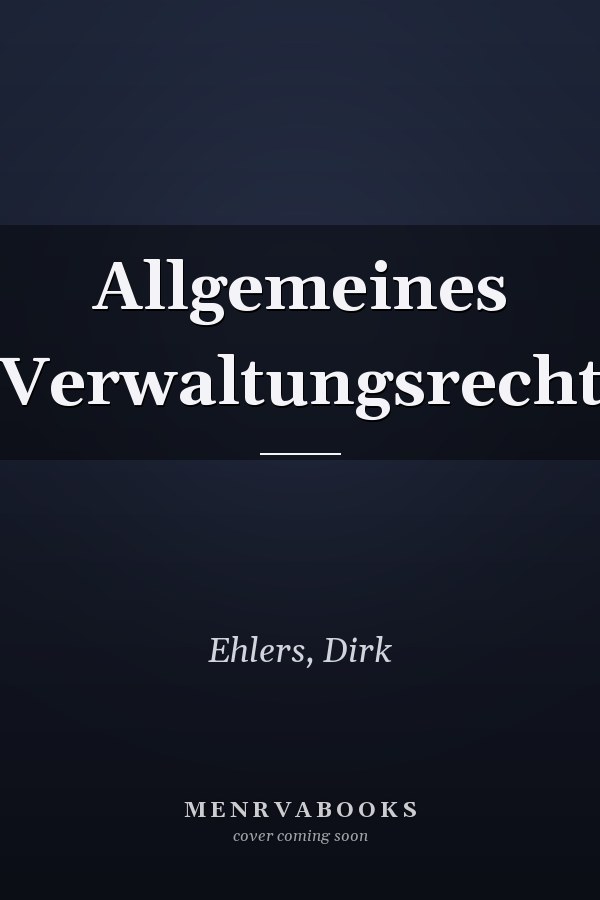 Allgemeines Verwaltungsrecht