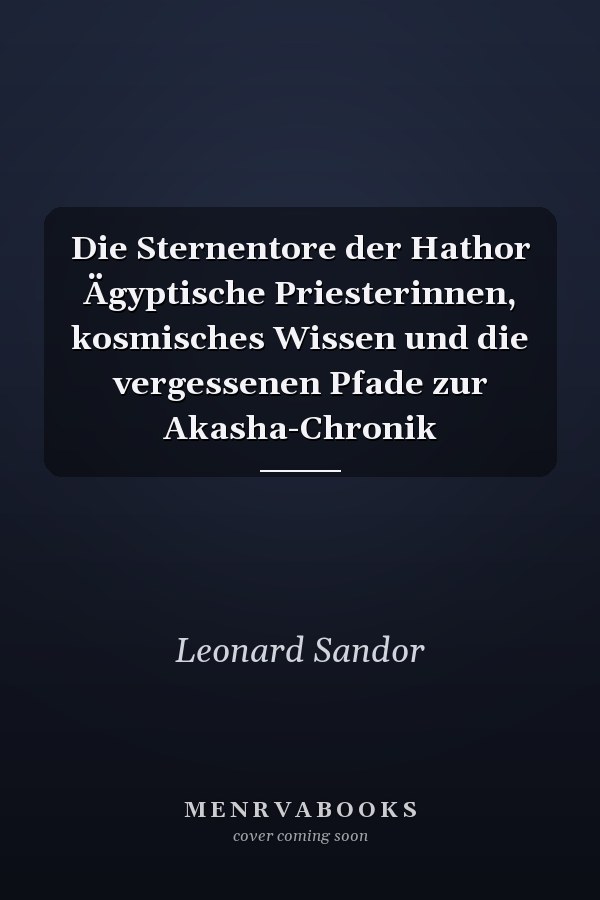 Die Sternentore der Hathor Ägyptische Priesterinnen, kosmisches Wissen und die vergessenen Pfade zur Akasha-Chronik