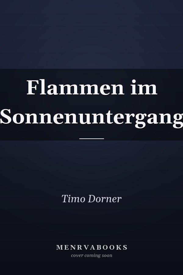 Flammen im Sonnenuntergang