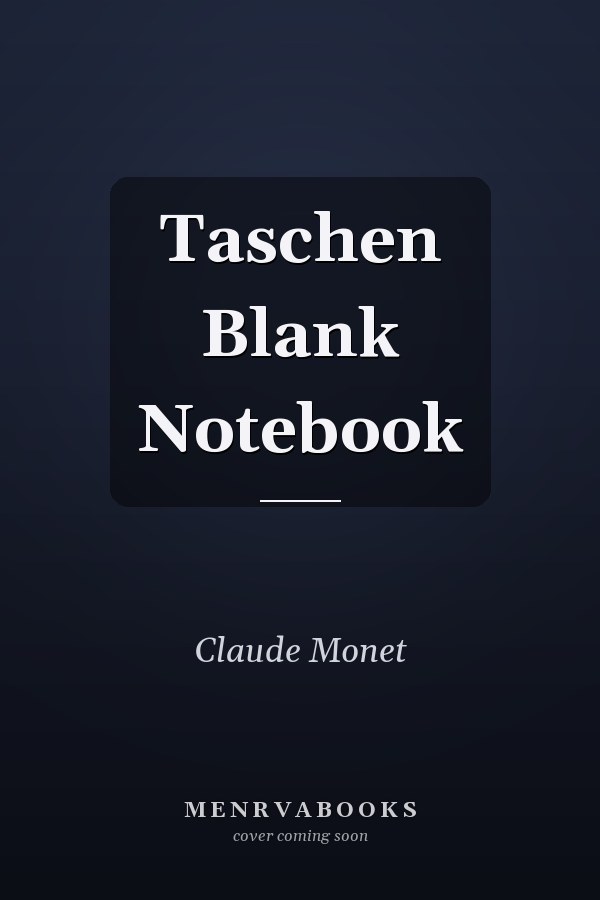 Taschen Blank Notebook