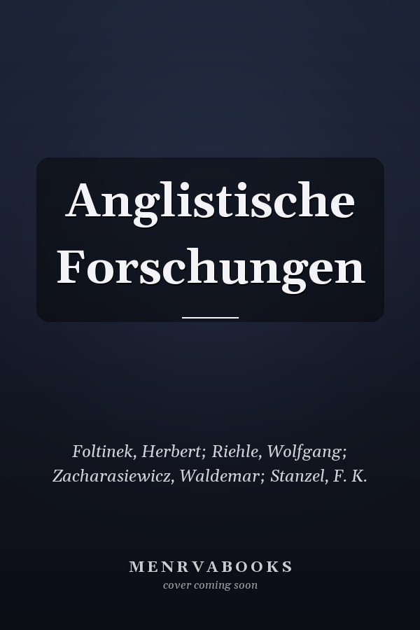 Anglistische Forschungen