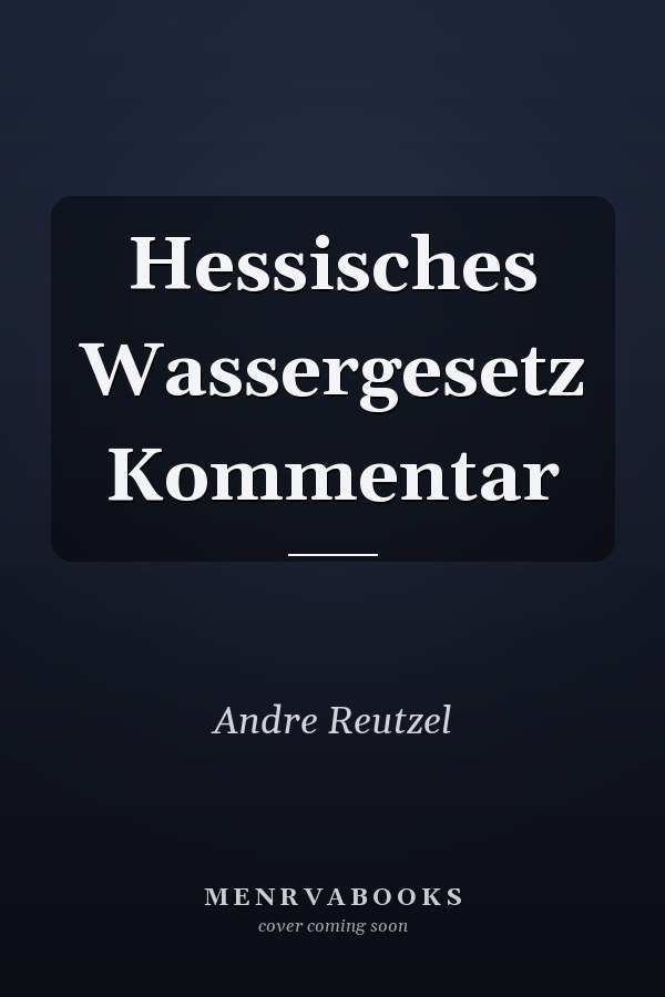 Hessisches Wassergesetz Kommentar