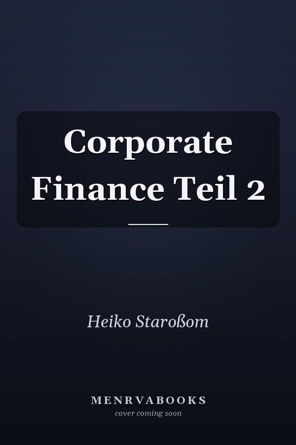 Corporate Finance Teil 2