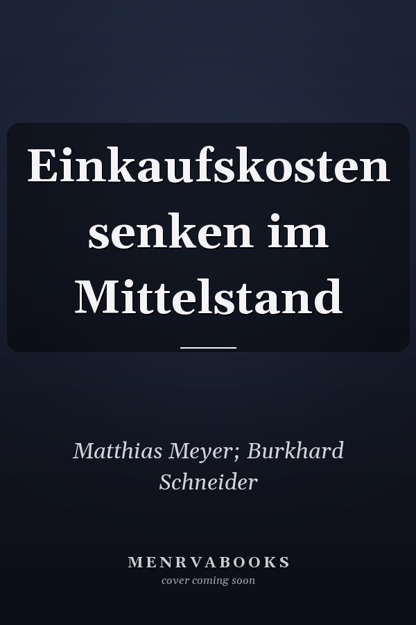 Einkaufskosten senken im Mittelstand