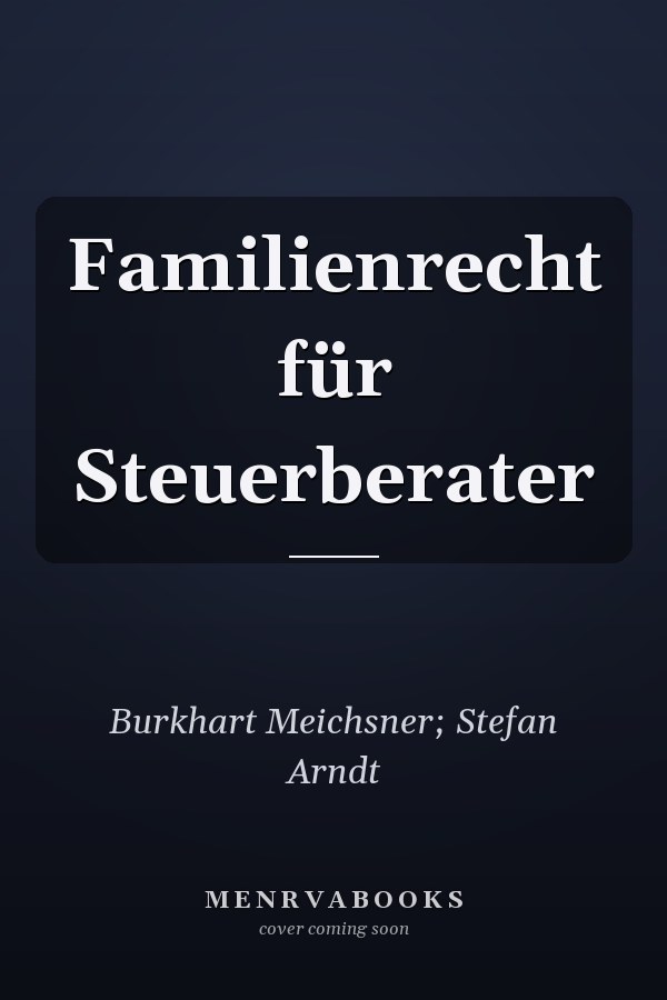 Familienrecht für Steuerberater