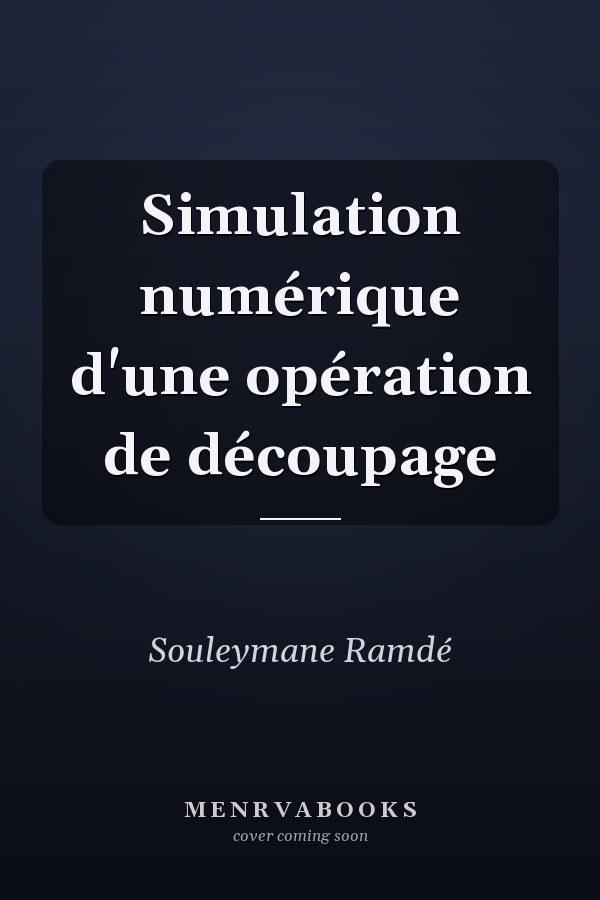 Simulation numérique d'une opération de découpage