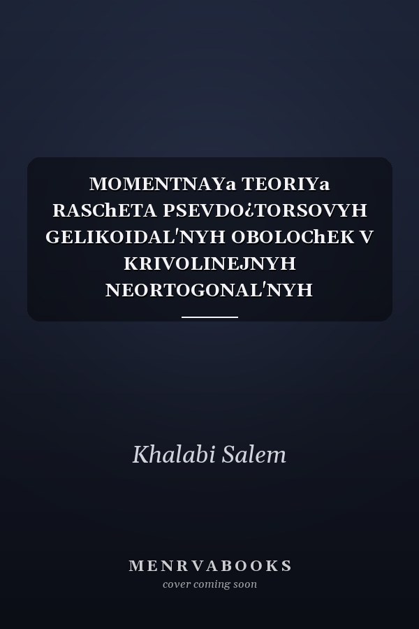 MOMENTNAYa TEORIYa RASChETA PSEVDO¿TORSOVYH GELIKOIDAL'NYH OBOLOChEK V KRIVOLINEJNYH NEORTOGONAL'NYH KOORDINATAH