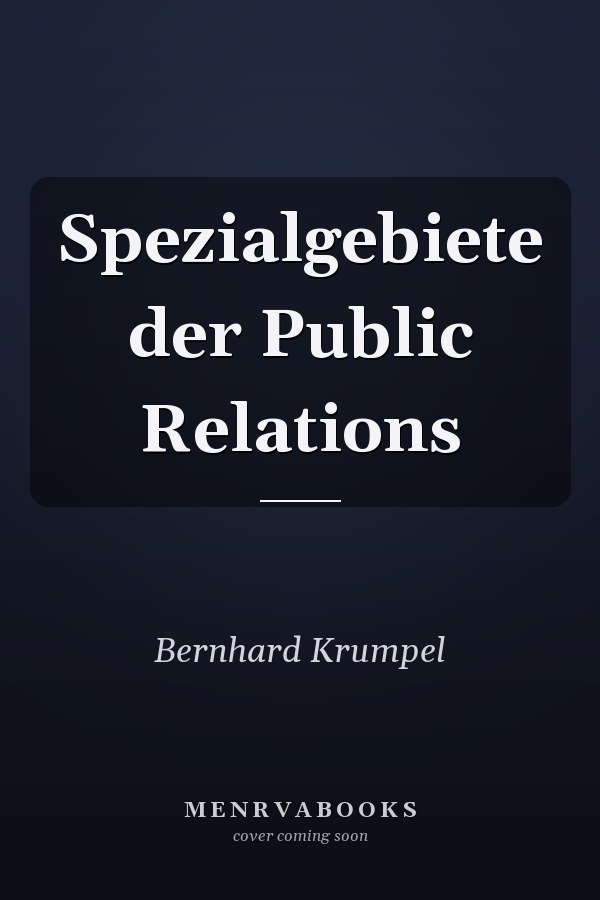 Spezialgebiete der Public Relations