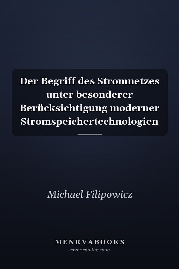 Der Begriff des Stromnetzes unter besonderer Berücksichtigung moderner Stromspeichertechnologien