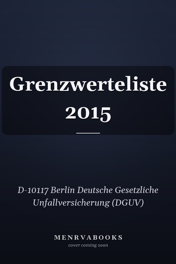 Grenzwerteliste 2015