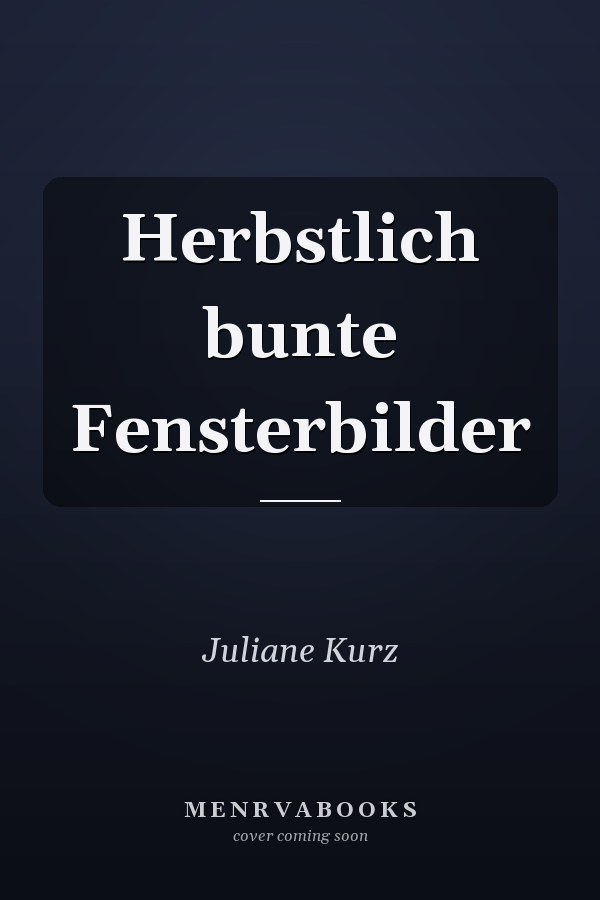Herbstlich bunte Fensterbilder