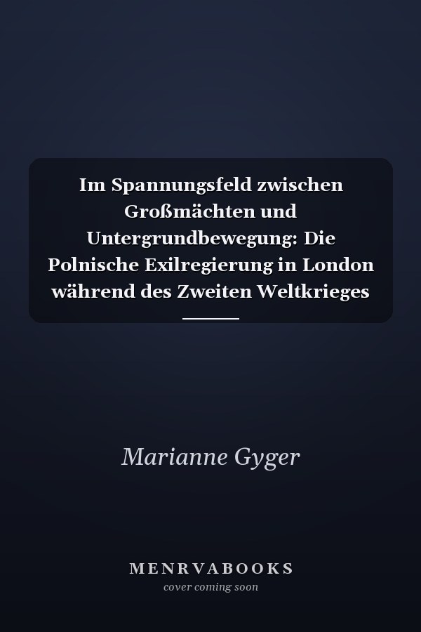 Im Spannungsfeld zwischen Großmächten und Untergrundbewegung: Die Polnische Exilregierung in London während des Zweiten Weltkrieges Bemühungen der Polnischen Exilregierung um die Erhaltung demokratischer Strukturen im Nachkriegs-Polen. Vom Abbruch polnisch-sowjetischer Beziehungen im Sommer 1943 bis zu den Folgen der Jaltakonferenz 1945