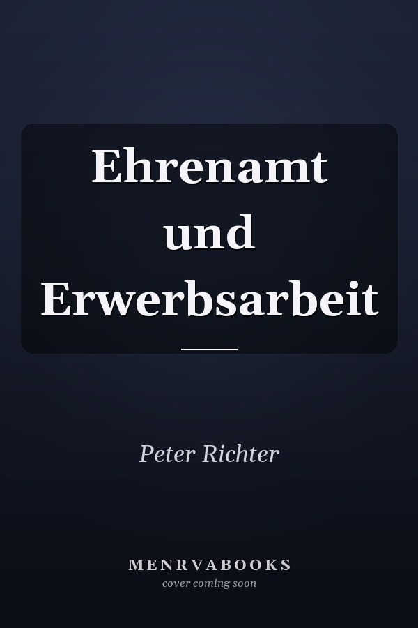 Ehrenamt und Erwerbsarbeit