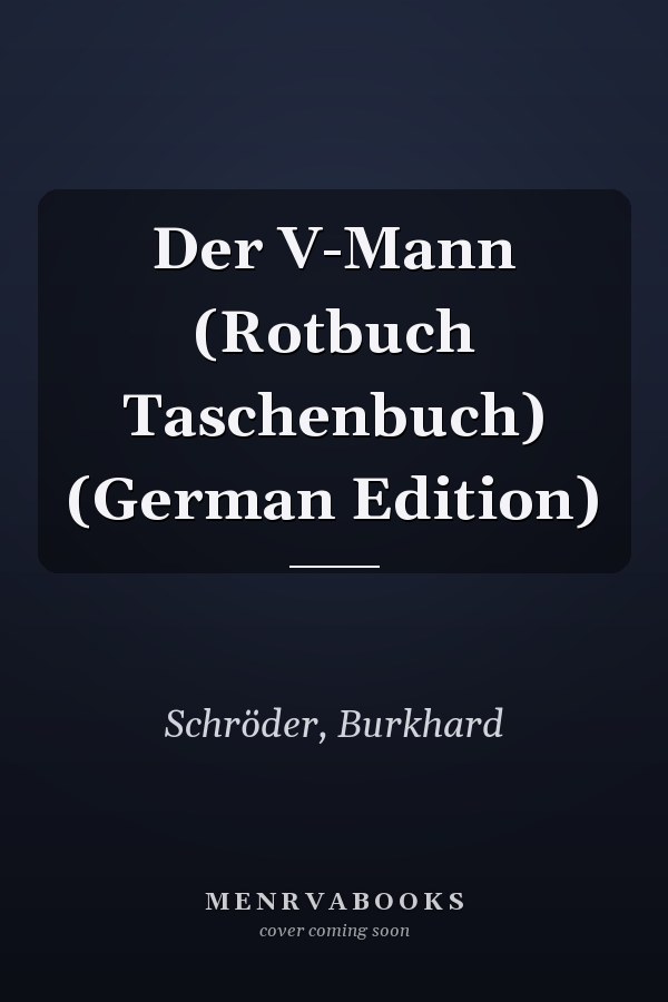 Der V-Mann (Rotbuch Taschenbuch) (German Edition)