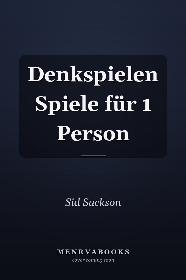 Denkspielen Spiele für 1 Person