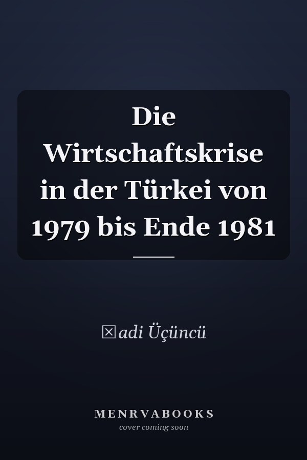 Die Wirtschaftskrise in der Türkei von 1979 bis Ende 1981