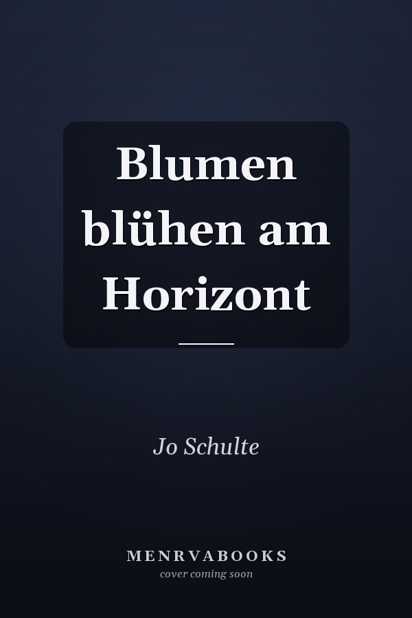 Blumen blühen am Horizont