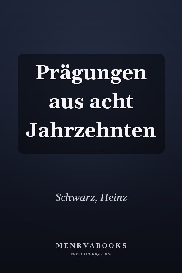 Prägungen aus acht Jahrzehnten