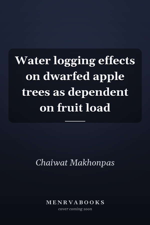 Water logging effects on dwarfed apple trees as dependent on fruit load