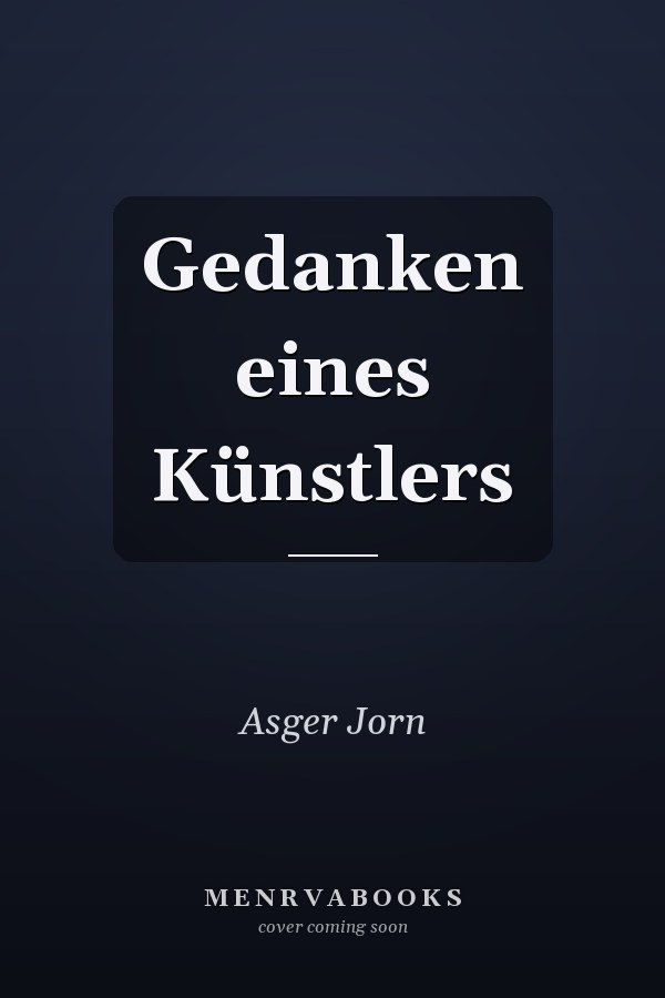 Gedanken eines Künstlers