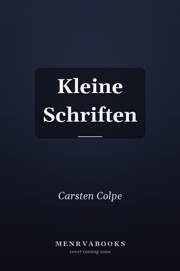 Kleine Schriften