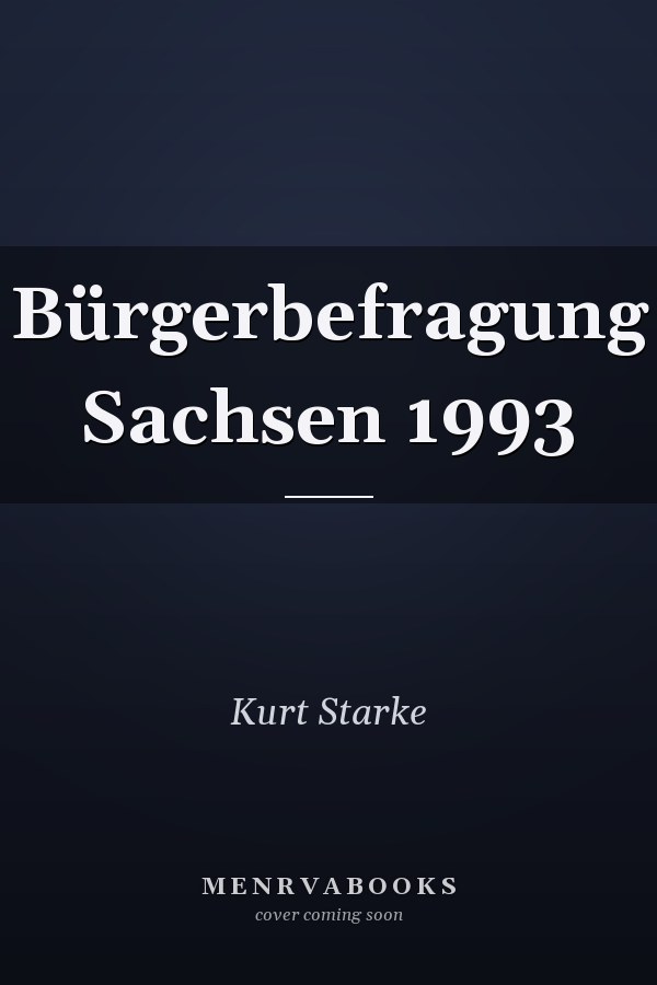 Bürgerbefragung Sachsen 1993