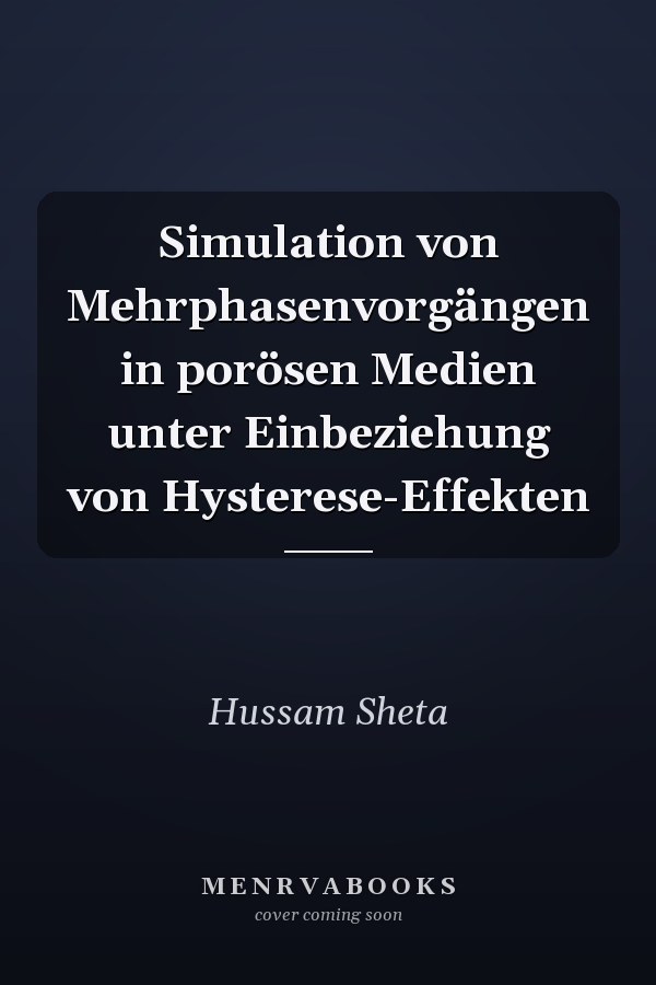 Simulation von Mehrphasenvorgängen in porösen Medien unter Einbeziehung von Hysterese-Effekten