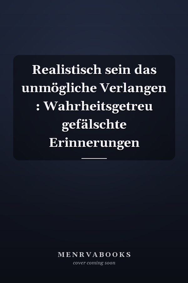 Realistisch sein das unmögliche Verlangen : Wahrheitsgetreu gefälschte Erinnerungen