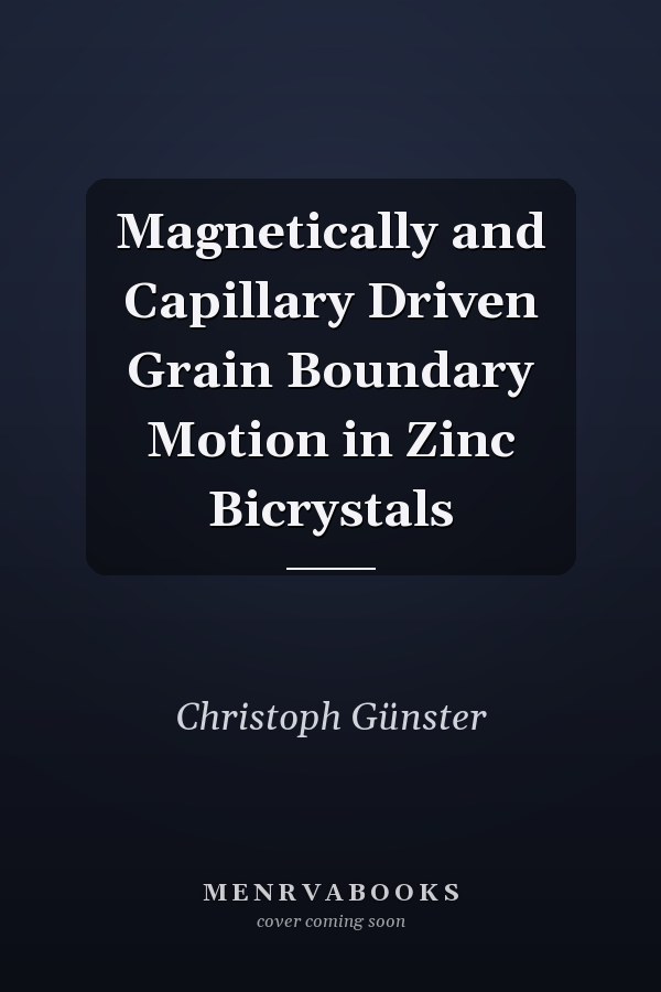 Magnetically and Capillary Driven Grain Boundary Motion in Zinc Bicrystals