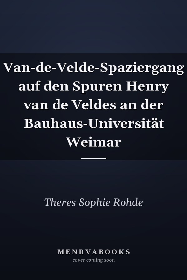 Van-de-Velde-Spaziergang auf den Spuren Henry van de Veldes an der Bauhaus-Universität Weimar