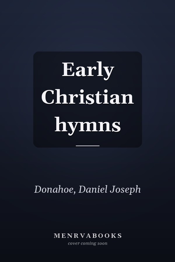 Early Christian hymns