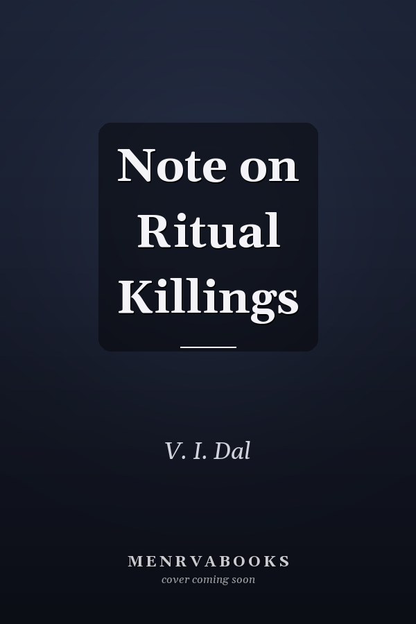Note on Ritual Killings