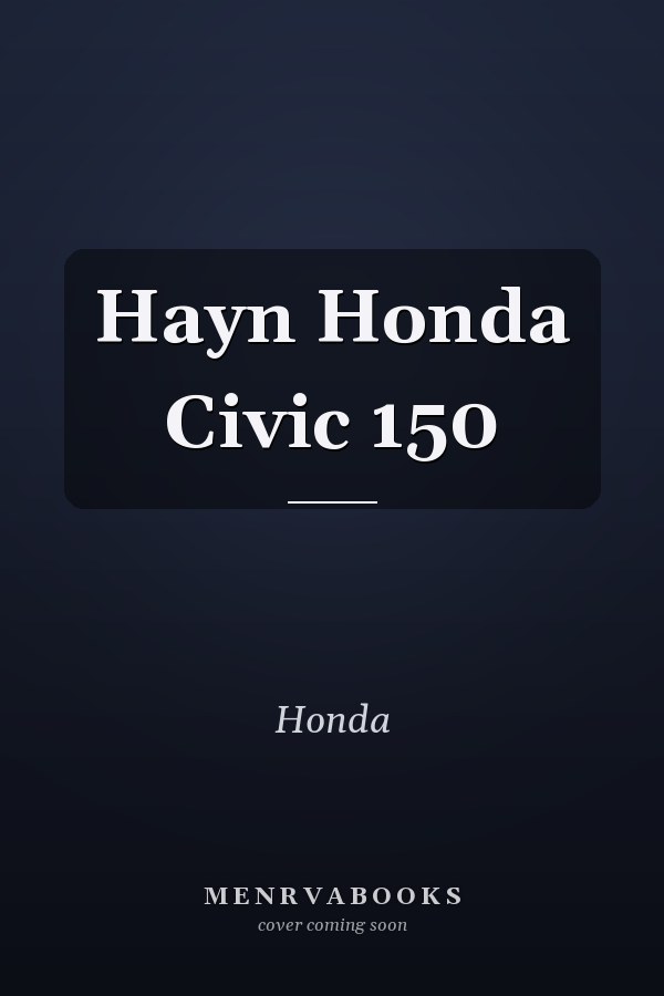 Haynes Honda Civic 1985-1991 Repair Manual