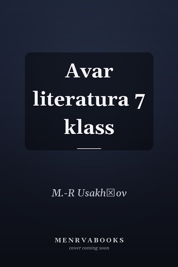 Avar literatura 7 klass