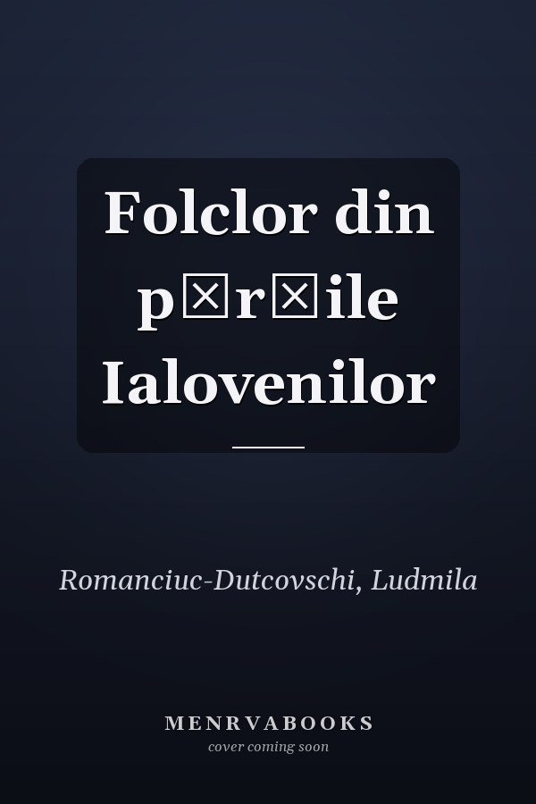 Folclor din părțile Ialovenilor