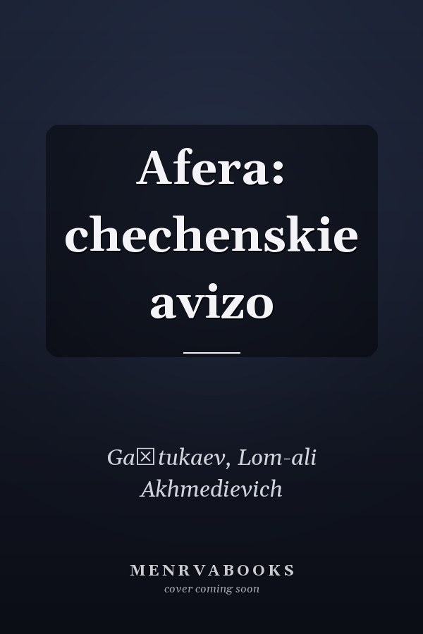Afera: chechenskie avizo