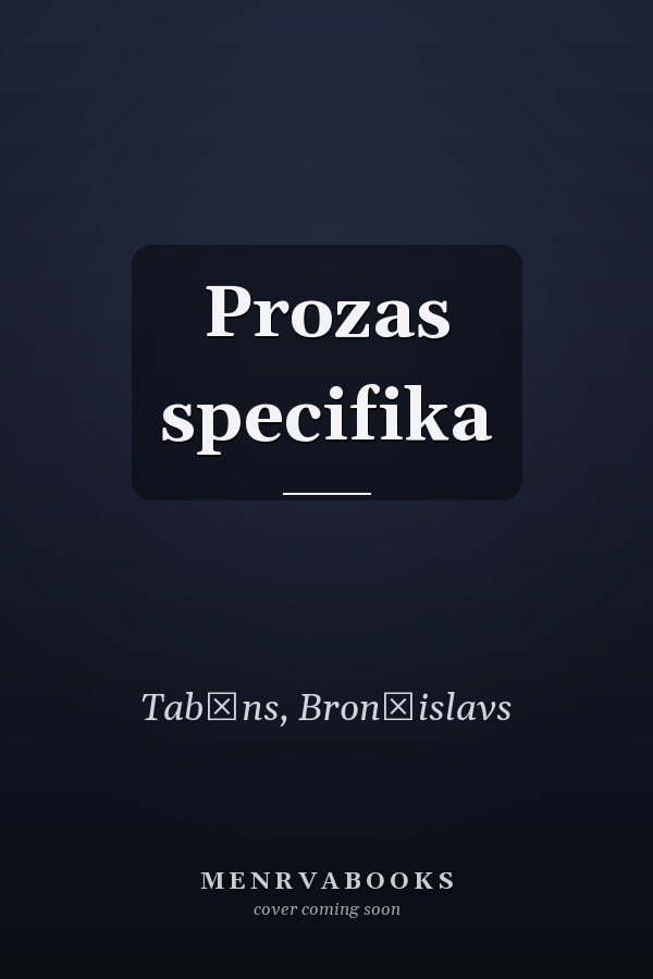 Prozas specifika