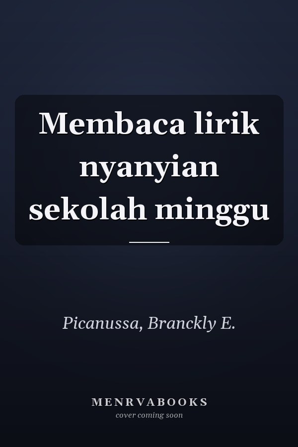 Membaca lirik nyanyian sekolah minggu