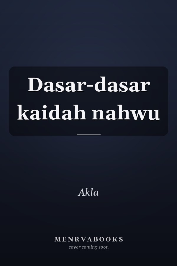Dasar-dasar kaidah nahwu