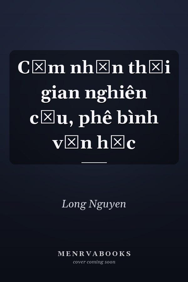 Cảm nhận thời gian nghiên cứu, phê bình văn học
