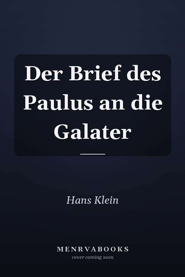 Der Brief des Paulus an die Galater