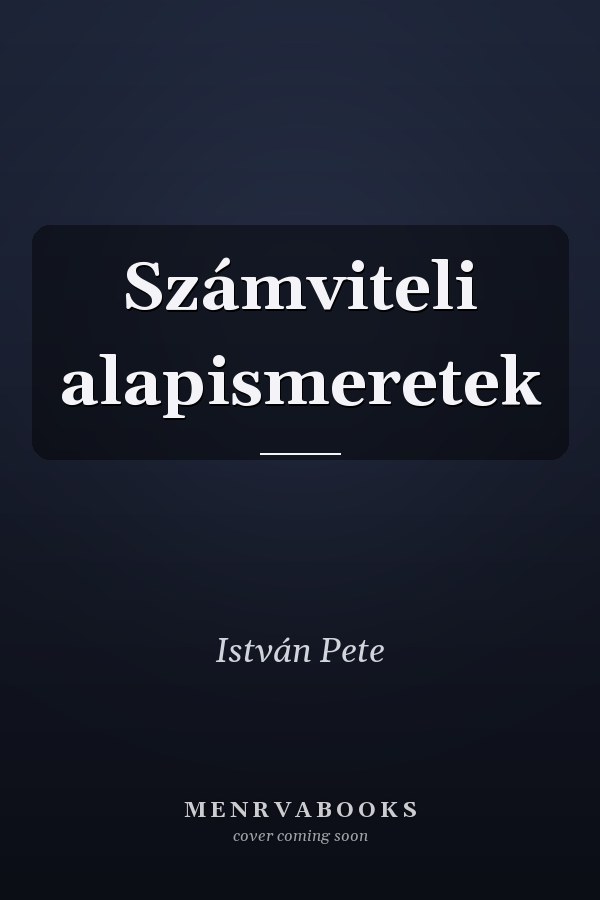 Számviteli alapismeretek