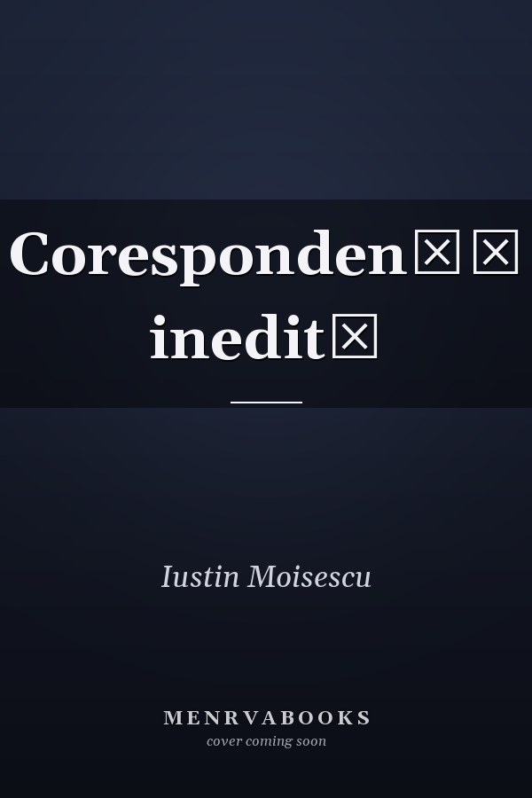 Corespondenţă inedită